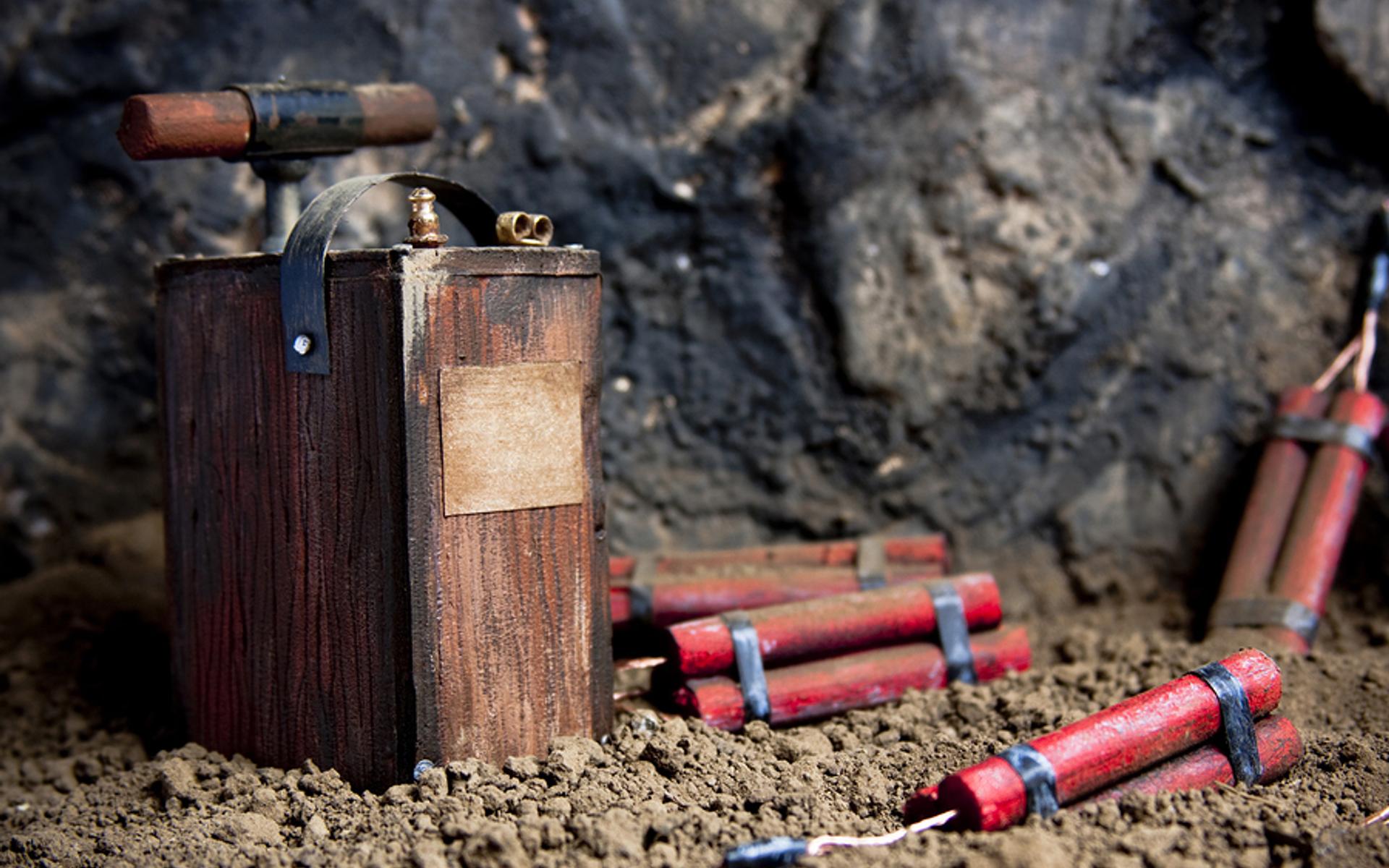 Detonator und Dynamit (Bigstock: 7608336)