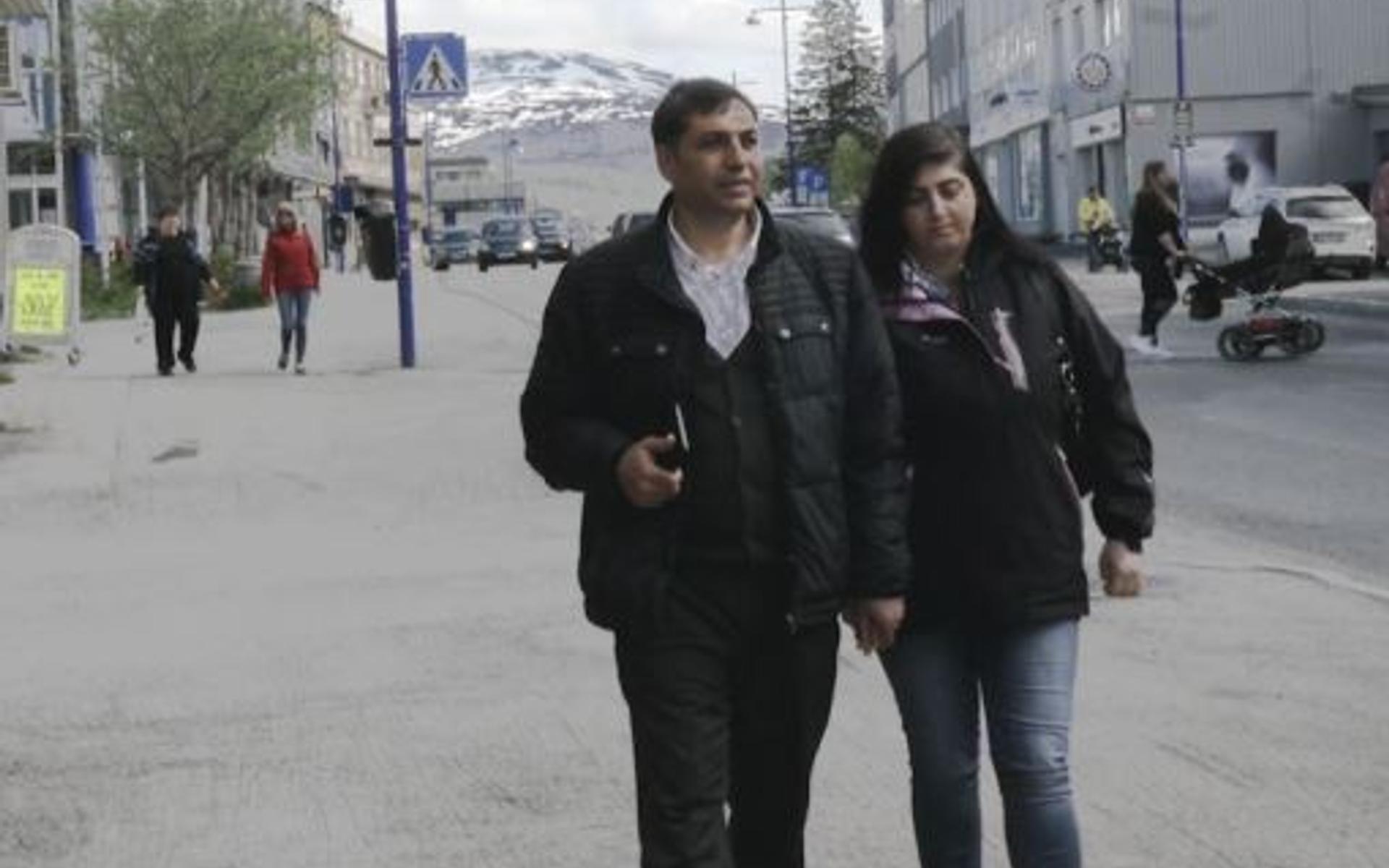 Saeed Ziadah mit seiner Frau 