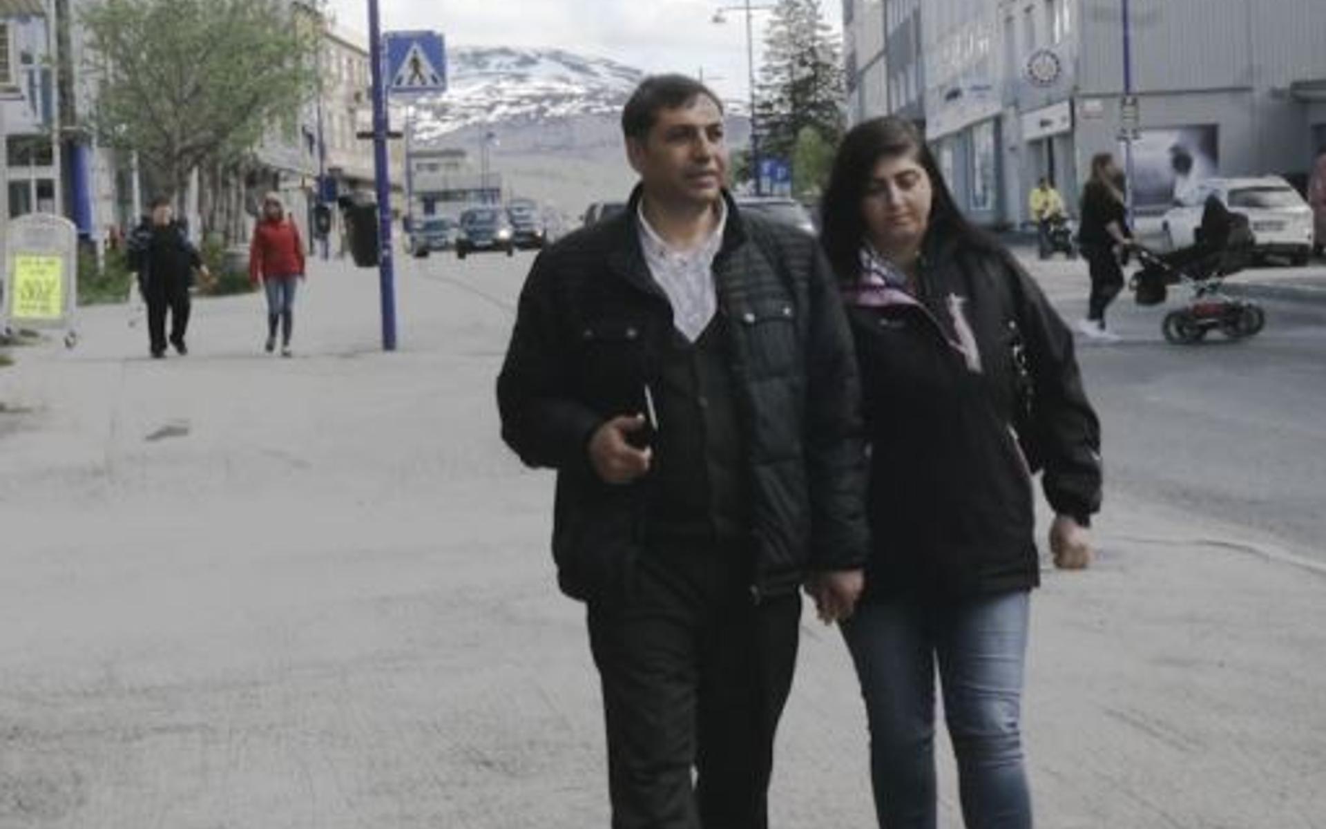 Saeed Ziadah mit seiner Frau