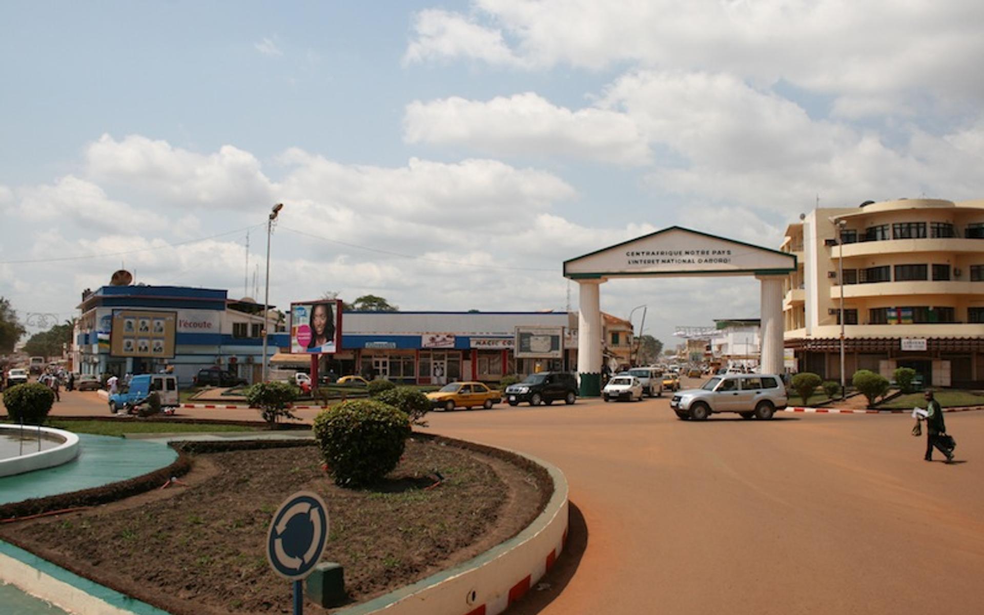 Einkaufspassage in Bangui