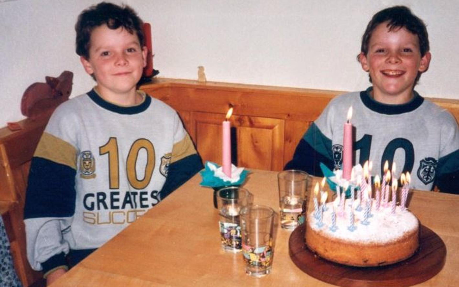 Markus Hänni mit seinem Bruder