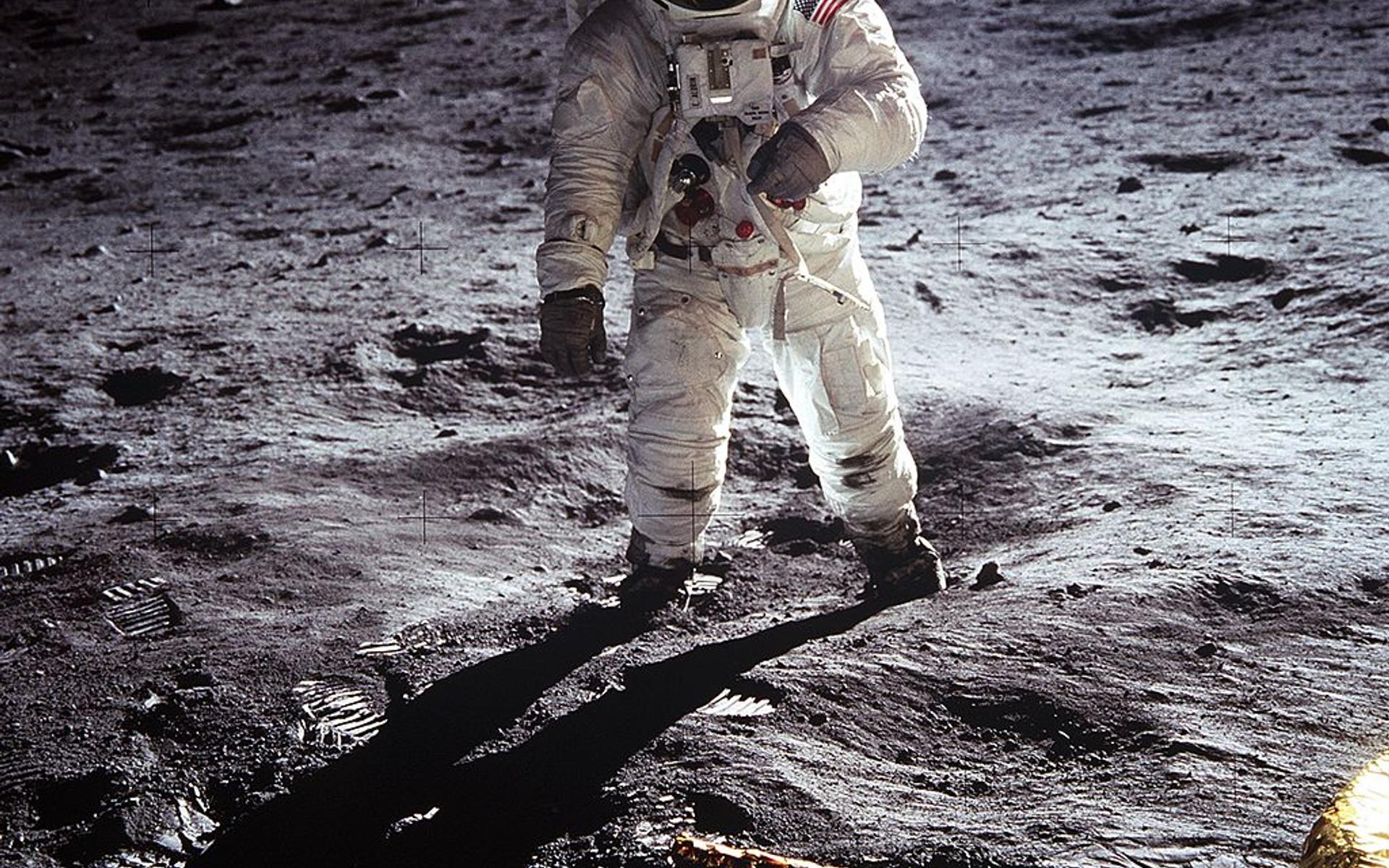 Buzz Aldrin auf dem Mond