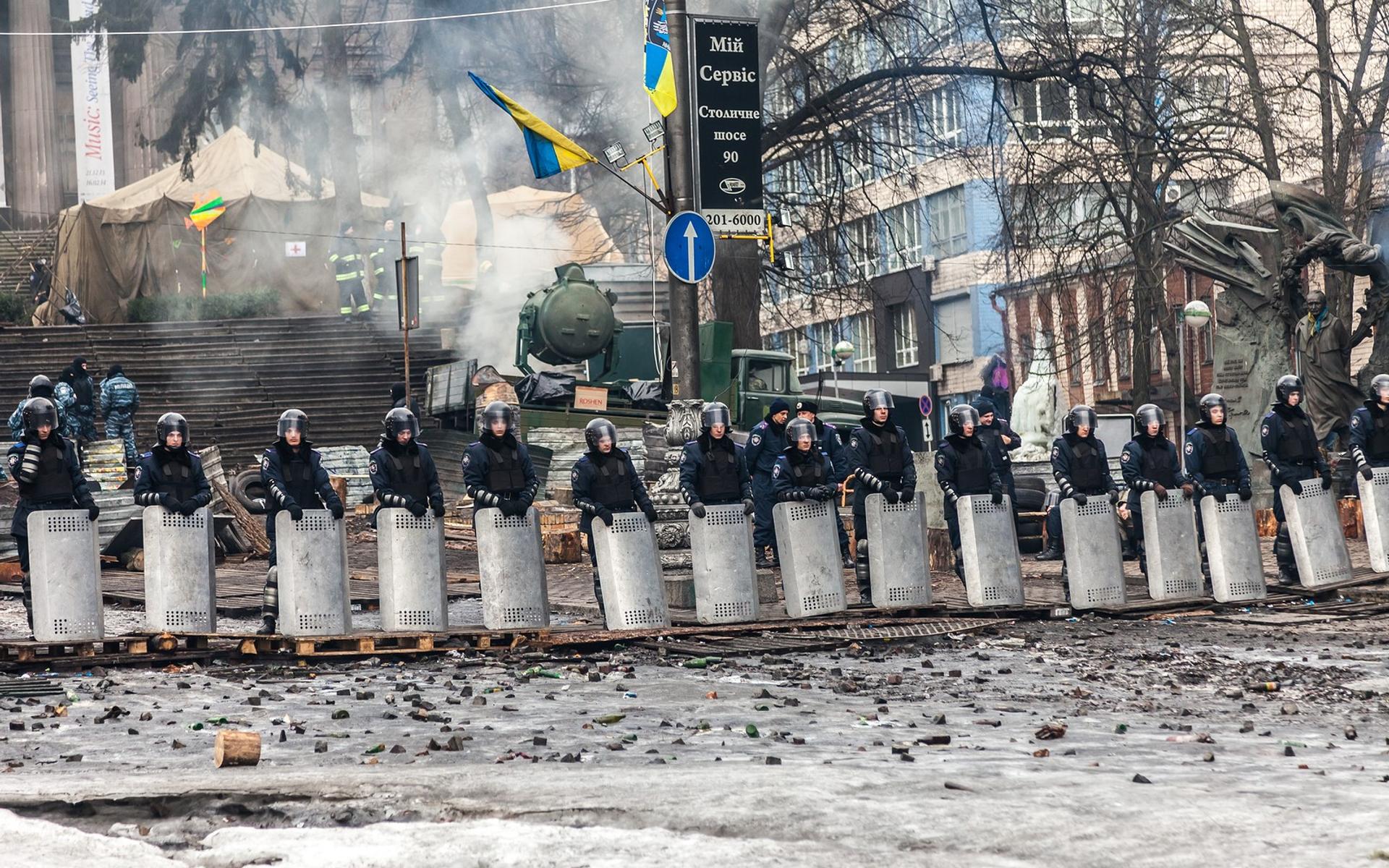 Proteste gegen die Diktatur in der Ukraine