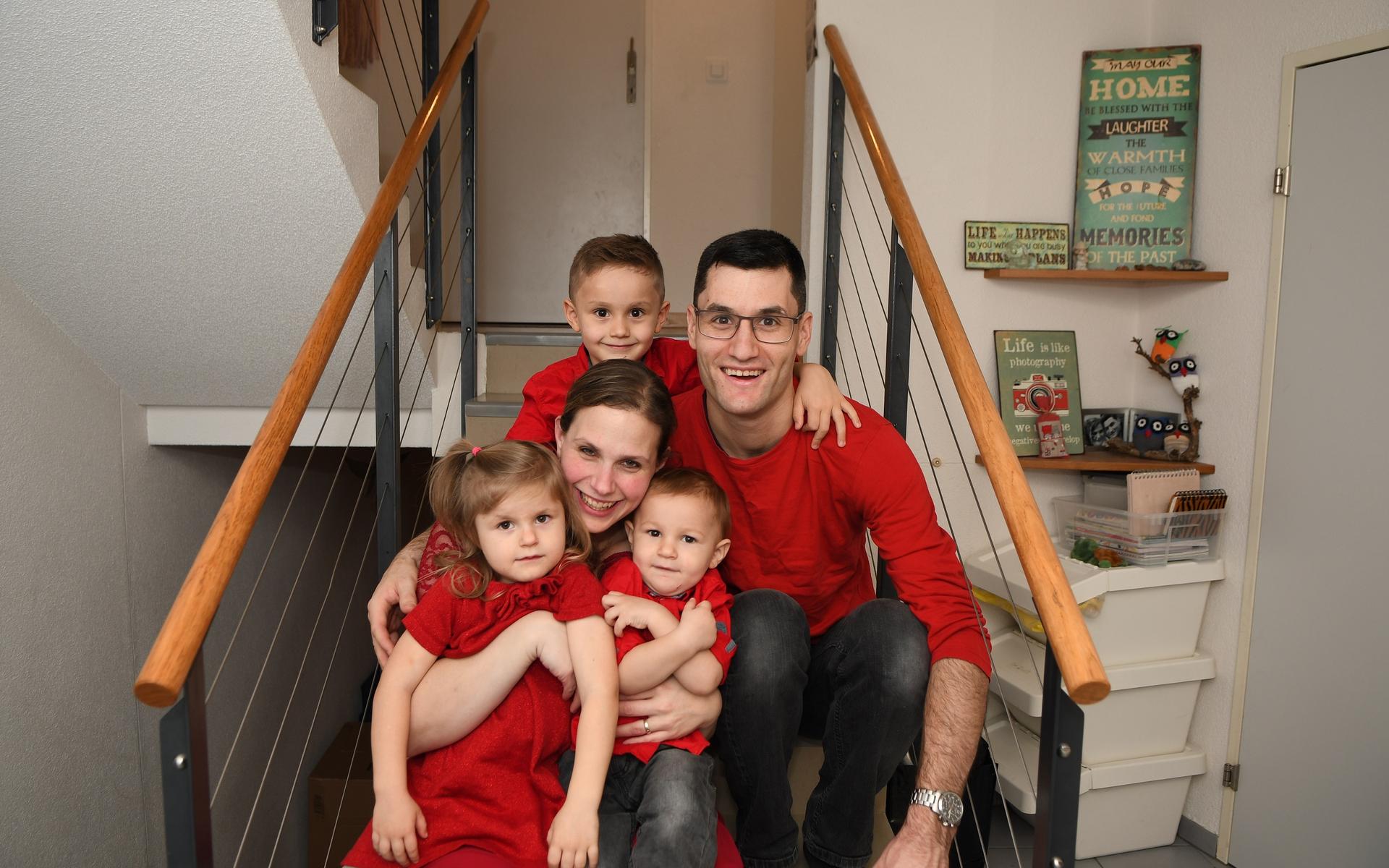 Michael mit seiner Familie