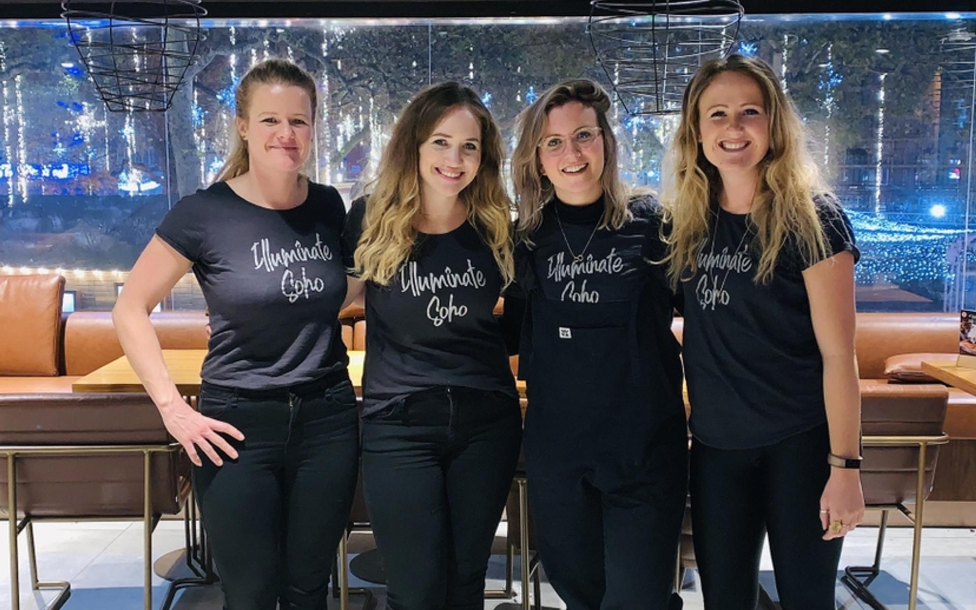 Lu Hardy (rechts aussen) und ihr Team