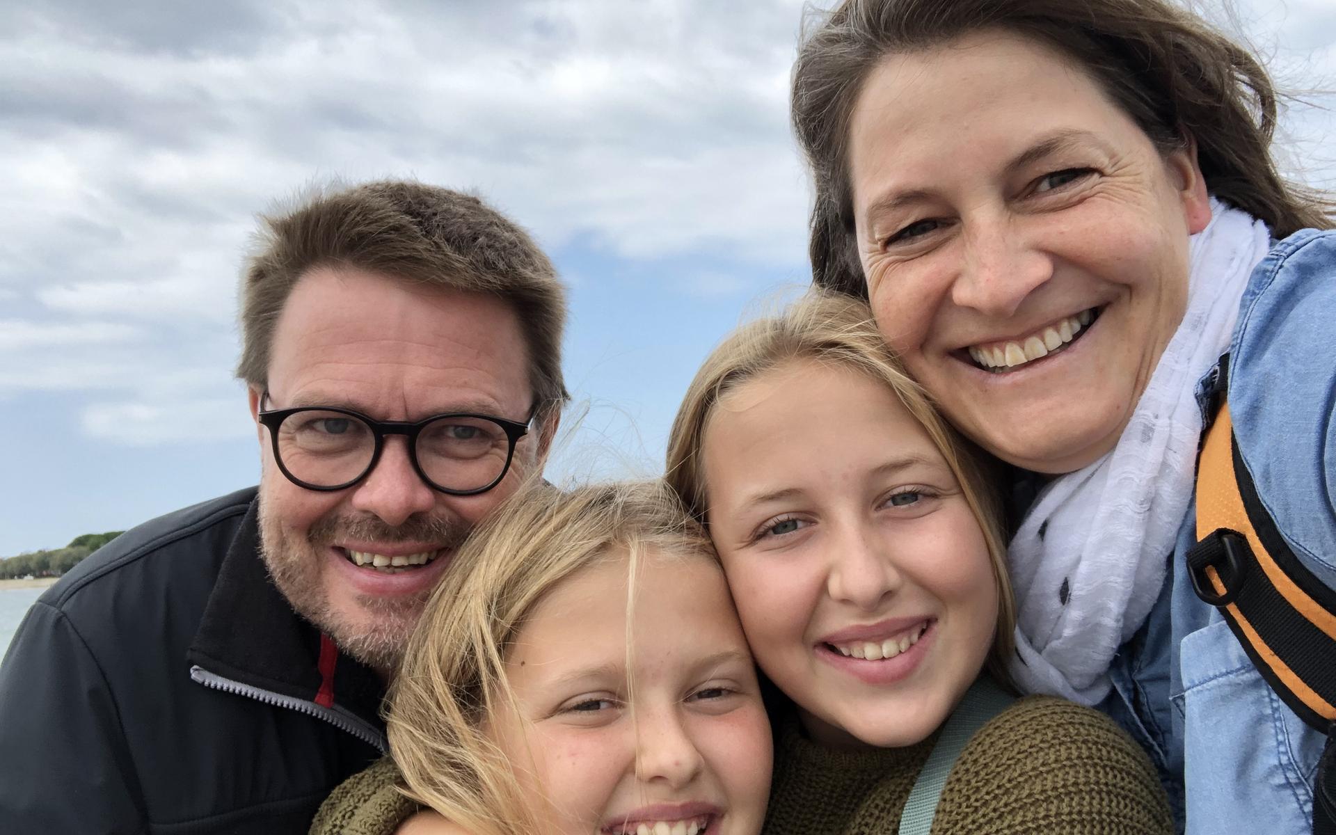 Barbara Stotzer-Wyss mit ihrer Familie