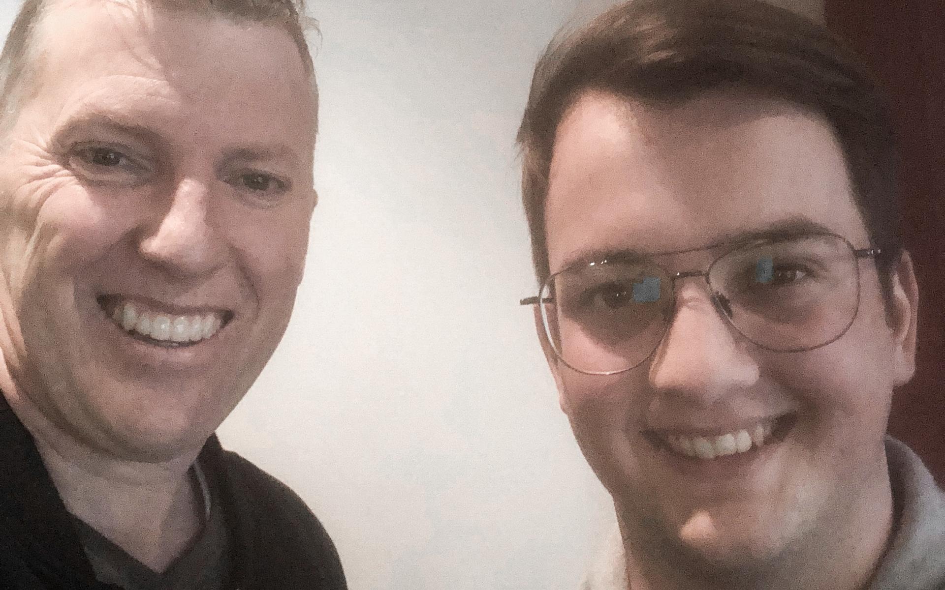 Benji Ammann mit Chris Gore