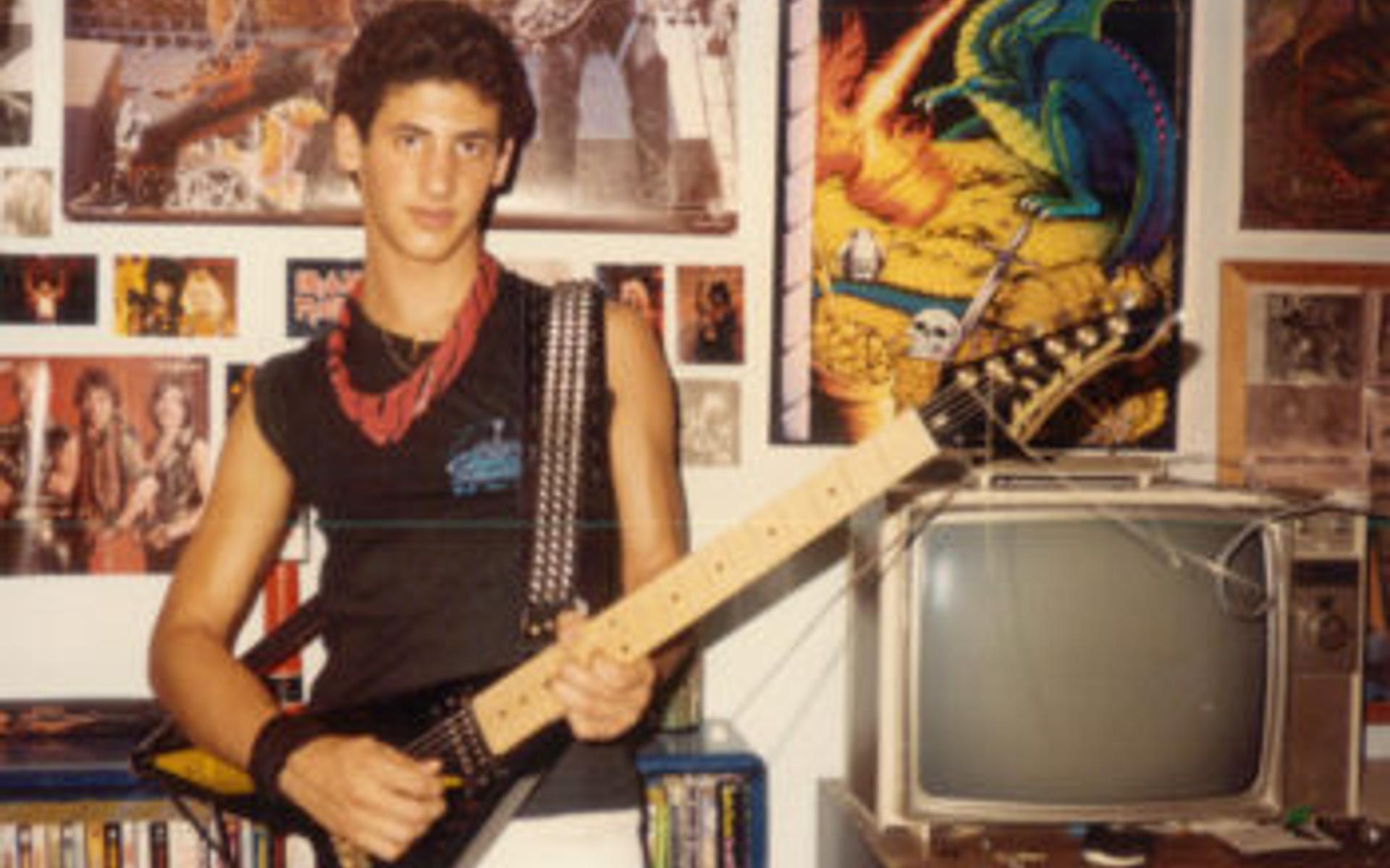 Dave Brodsky während der High-School