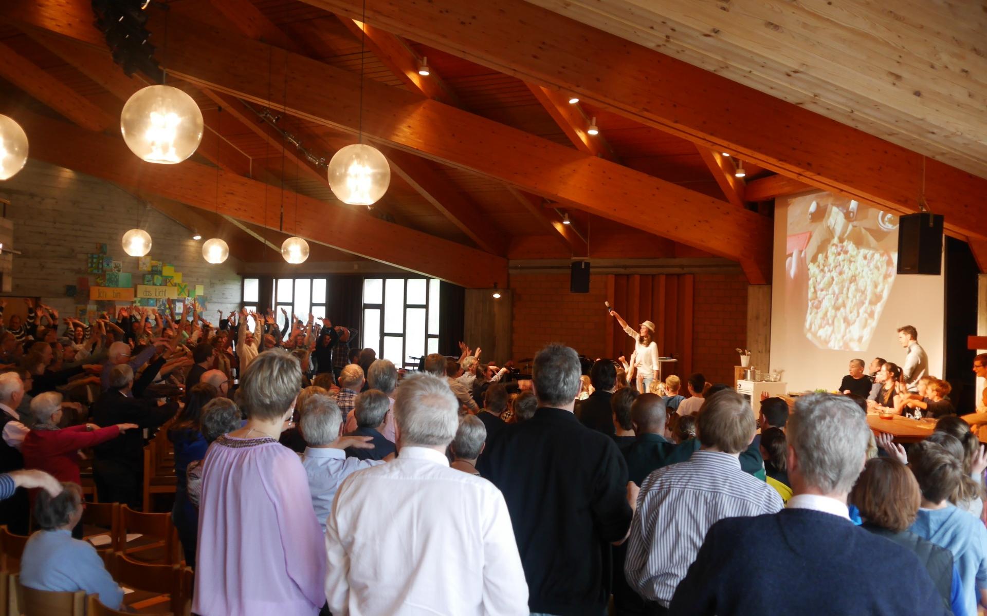 Ein Gottesdienst der FEG Wetzikon aus der Vor-Corona-Zeit