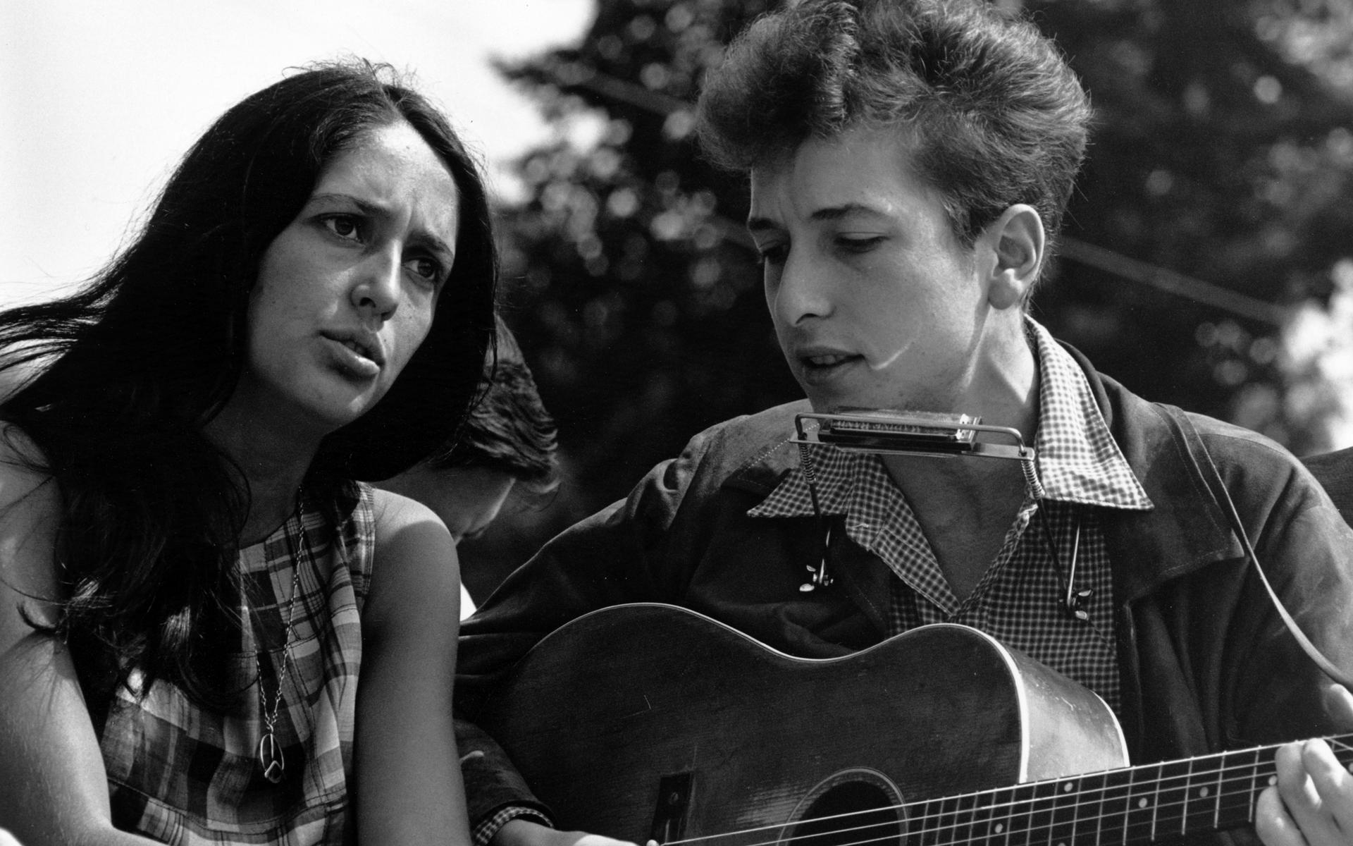 Joan Baez und Bob Dylan