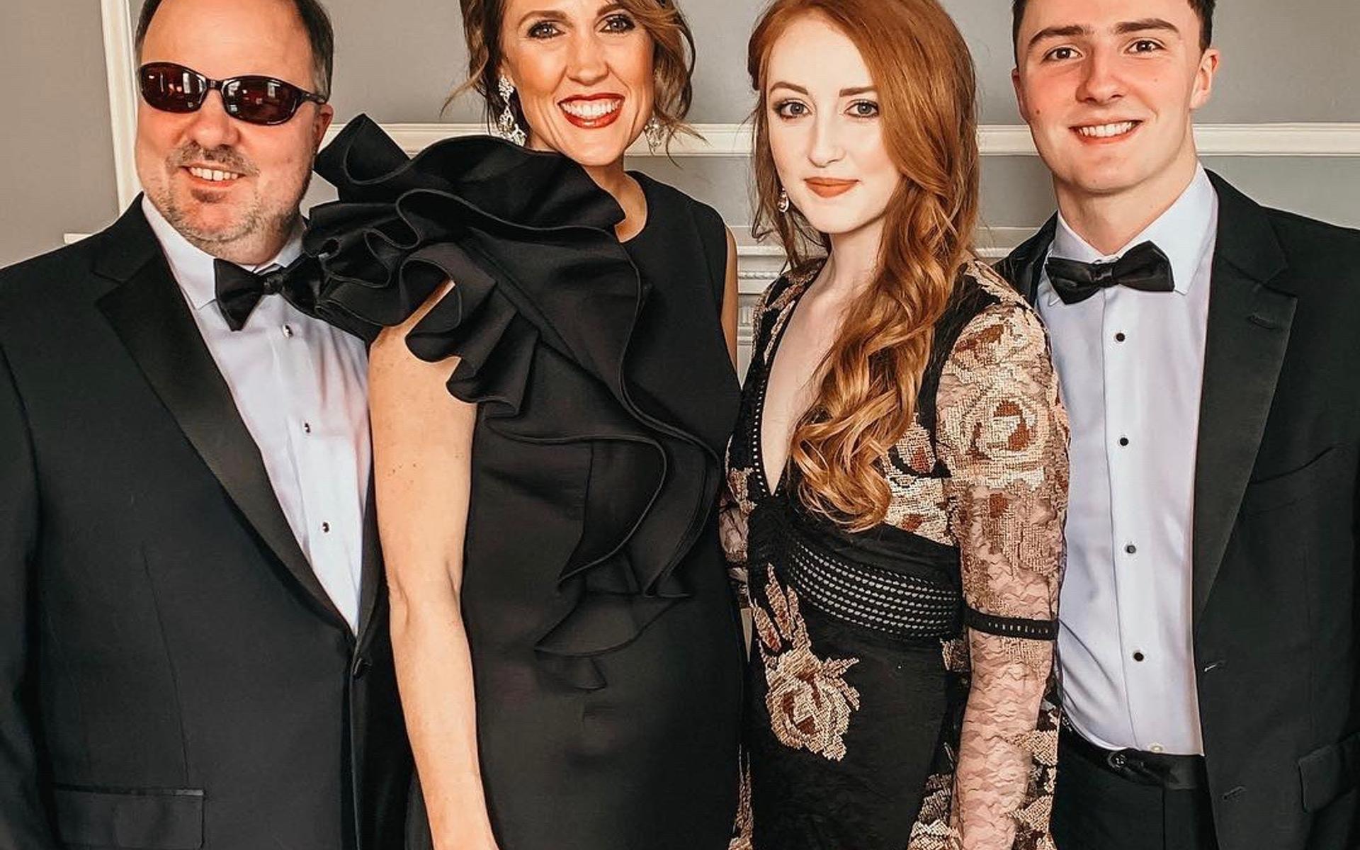 Mit seiner Familie nach der Grammy-Verleihung