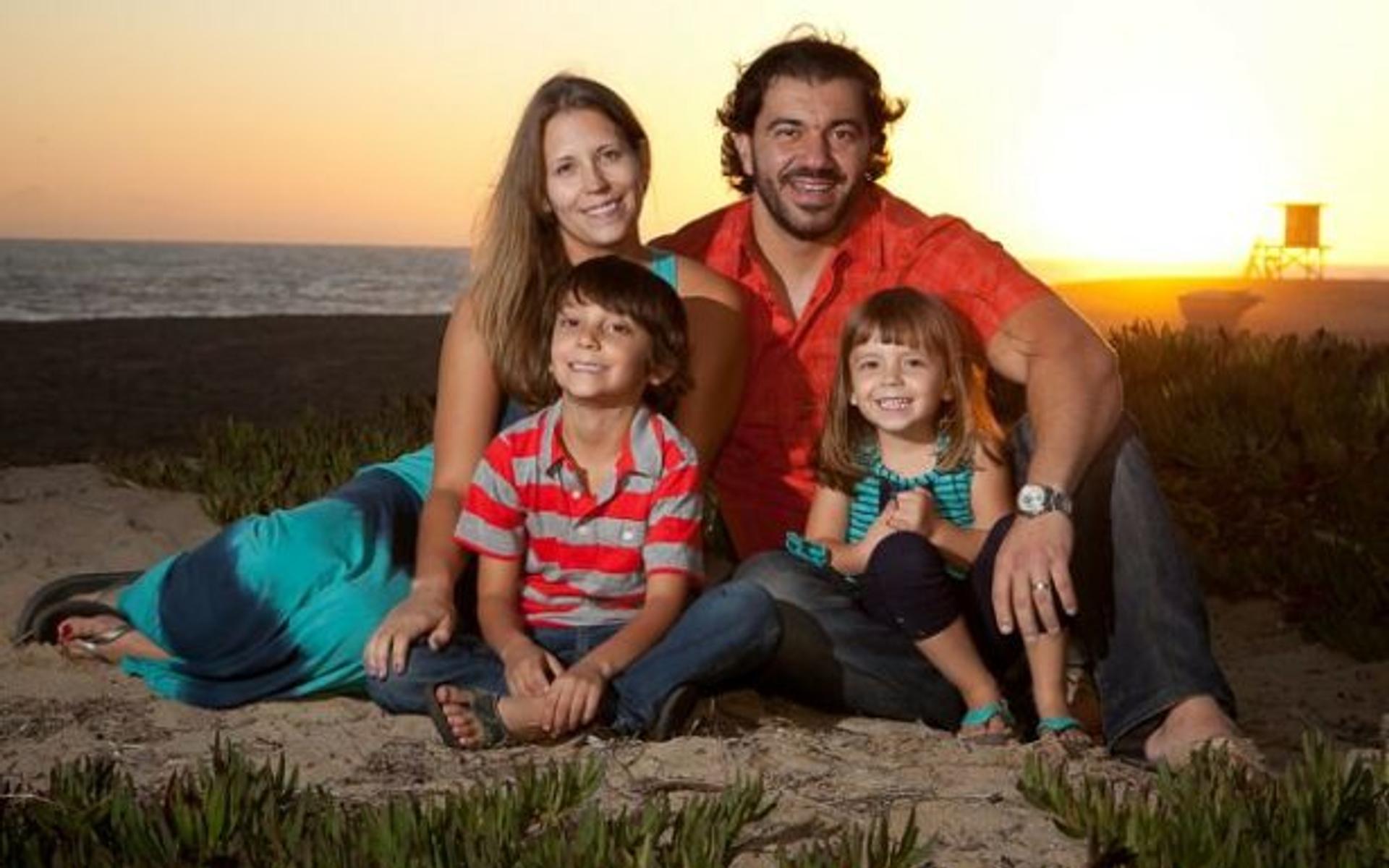 Bedros mit seiner Familie