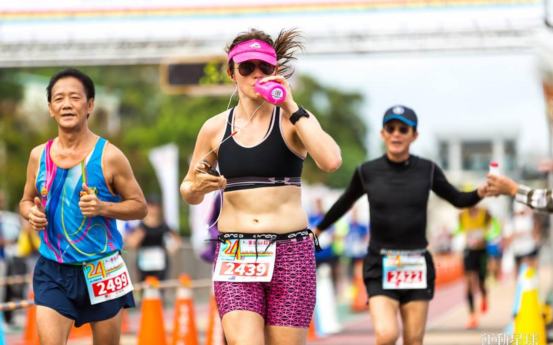 Larissa Tichon bei einem Lauf