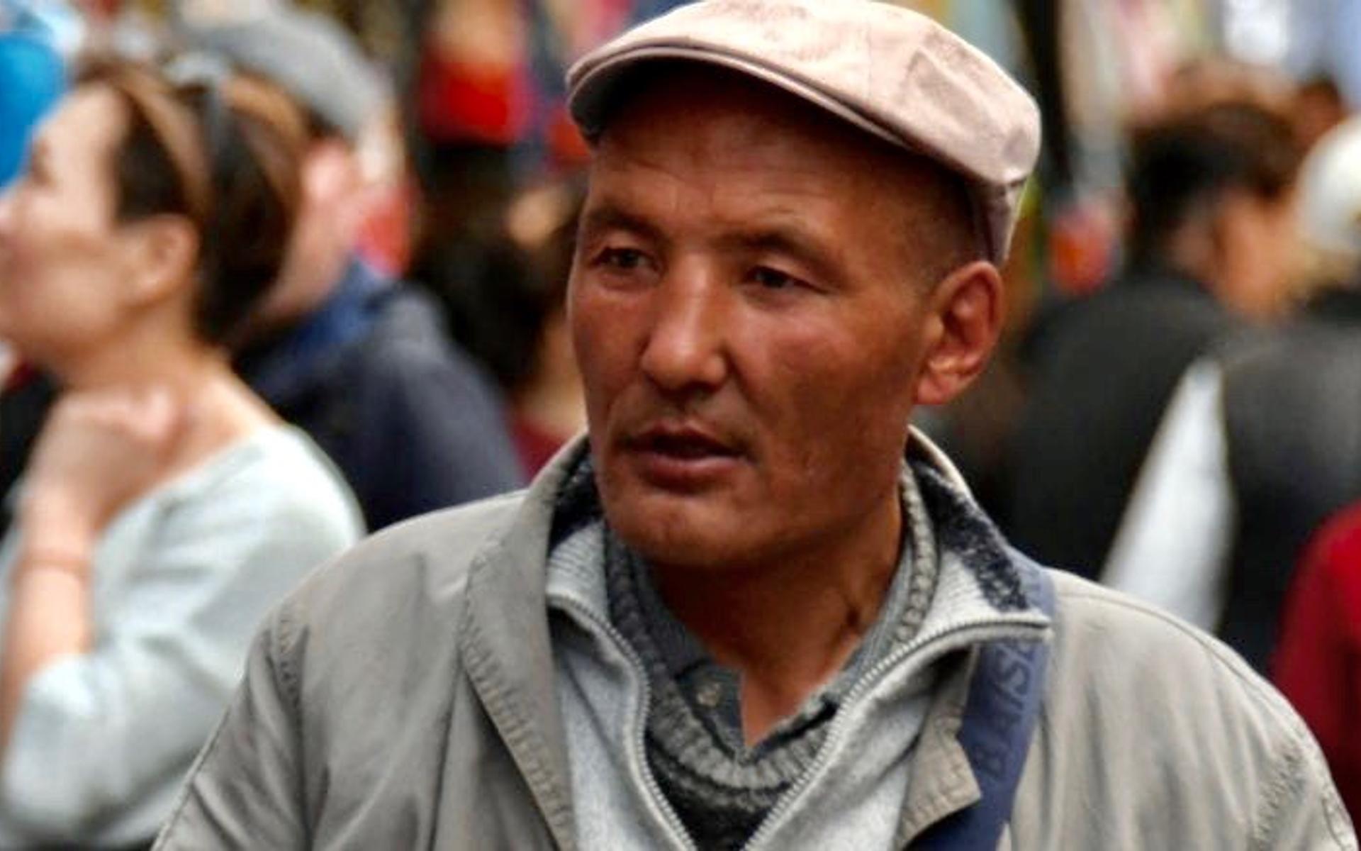 Mann in Kasachstan