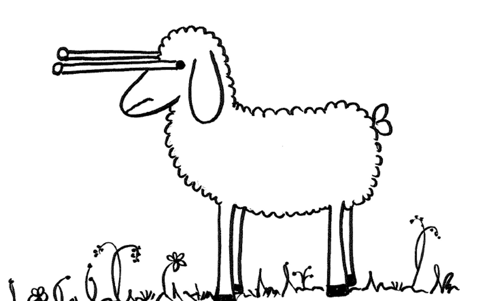 Das Röhrenblick-Schaf