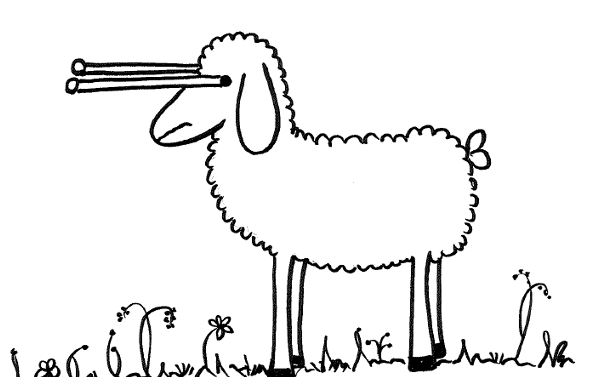 Das Röhrenblick-Schaf