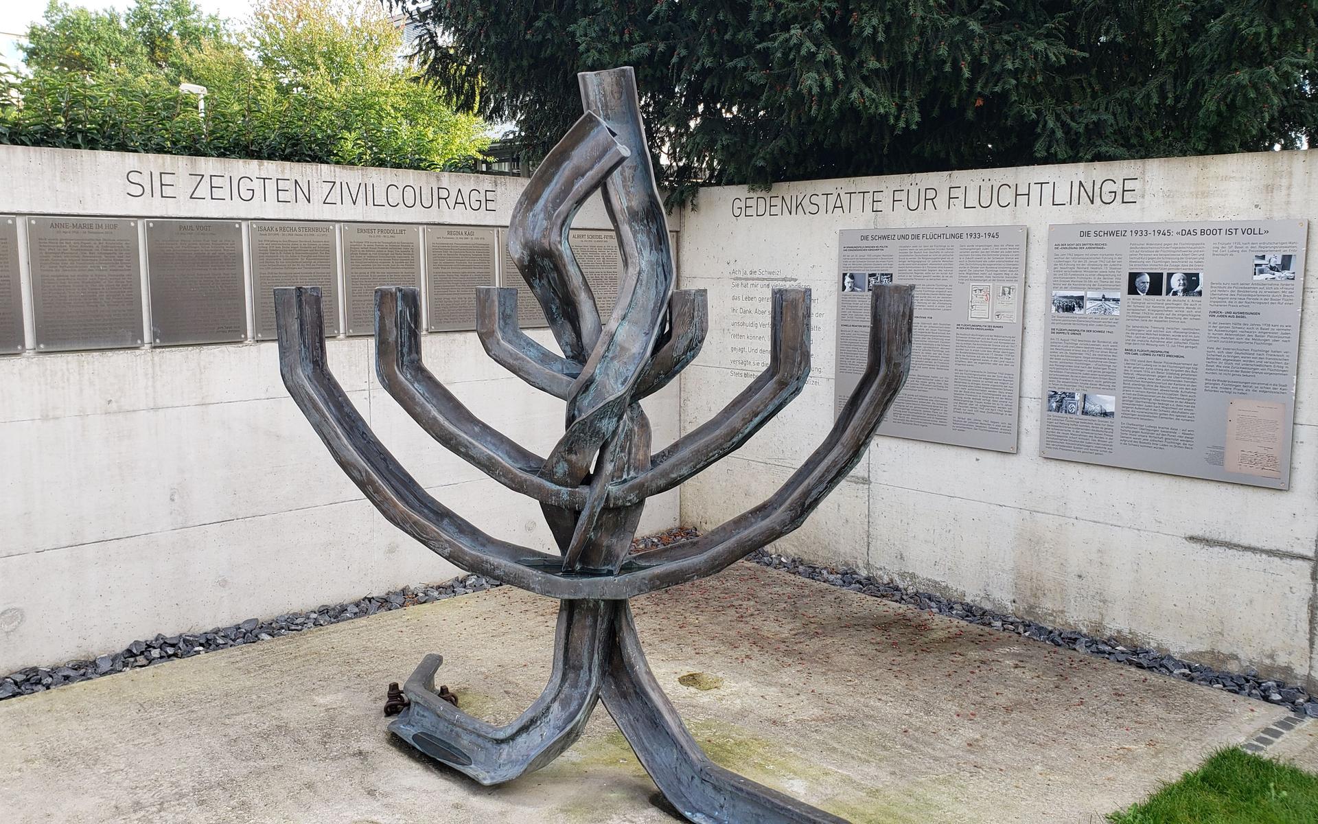 Die Gedenkstätte in Riehen