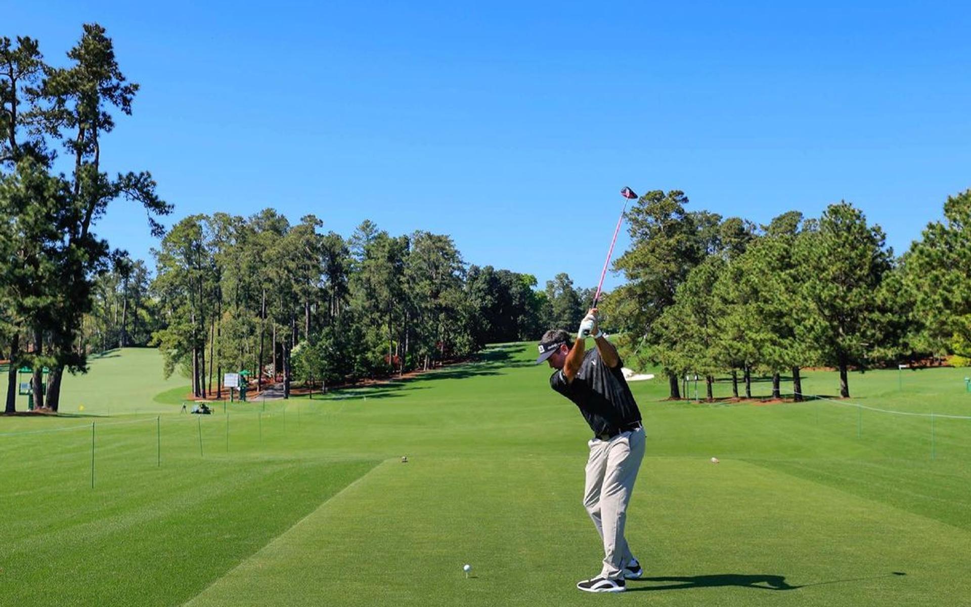 Bubba Watson beim Golfspielen