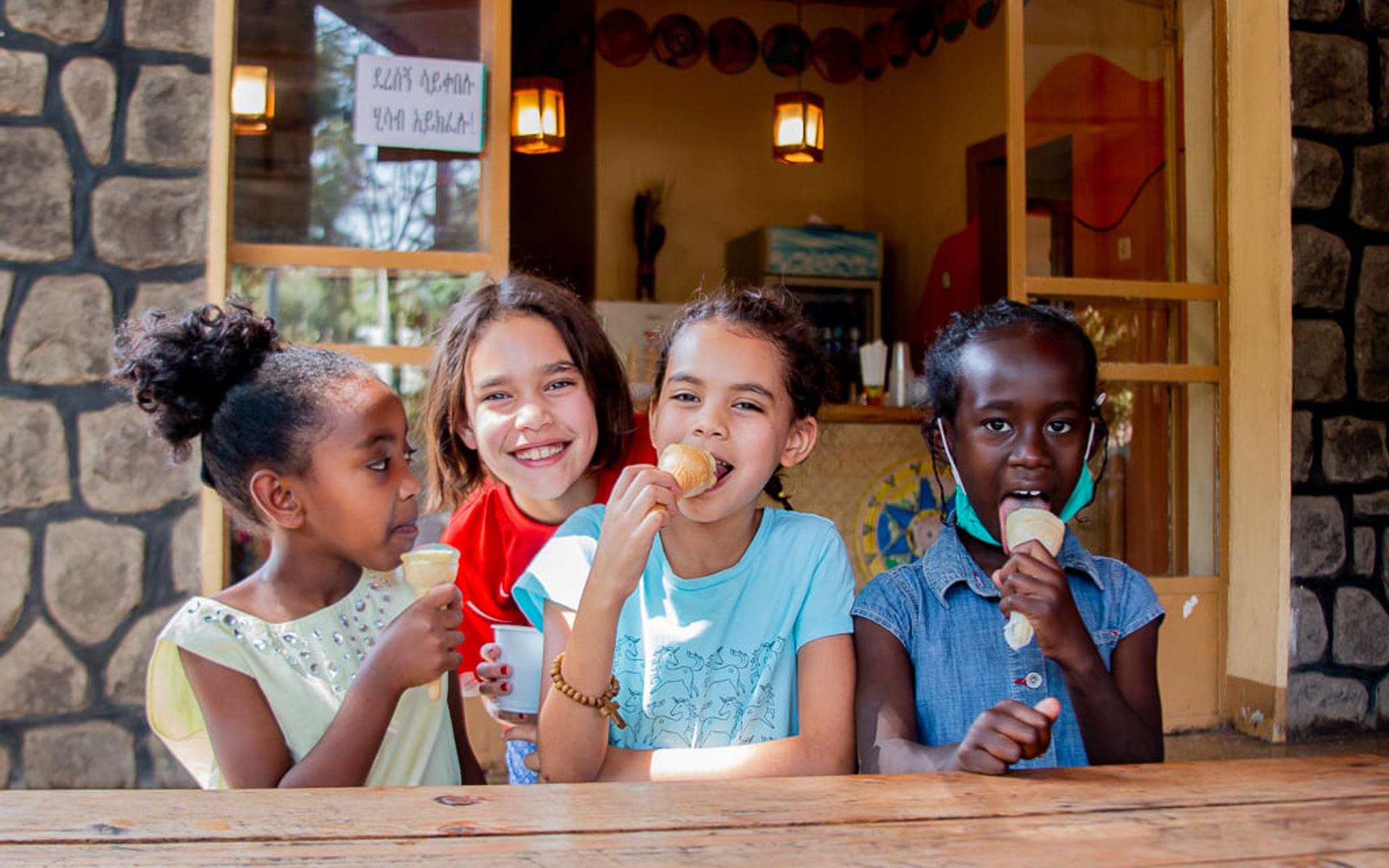 Kinder bei ESM Africa