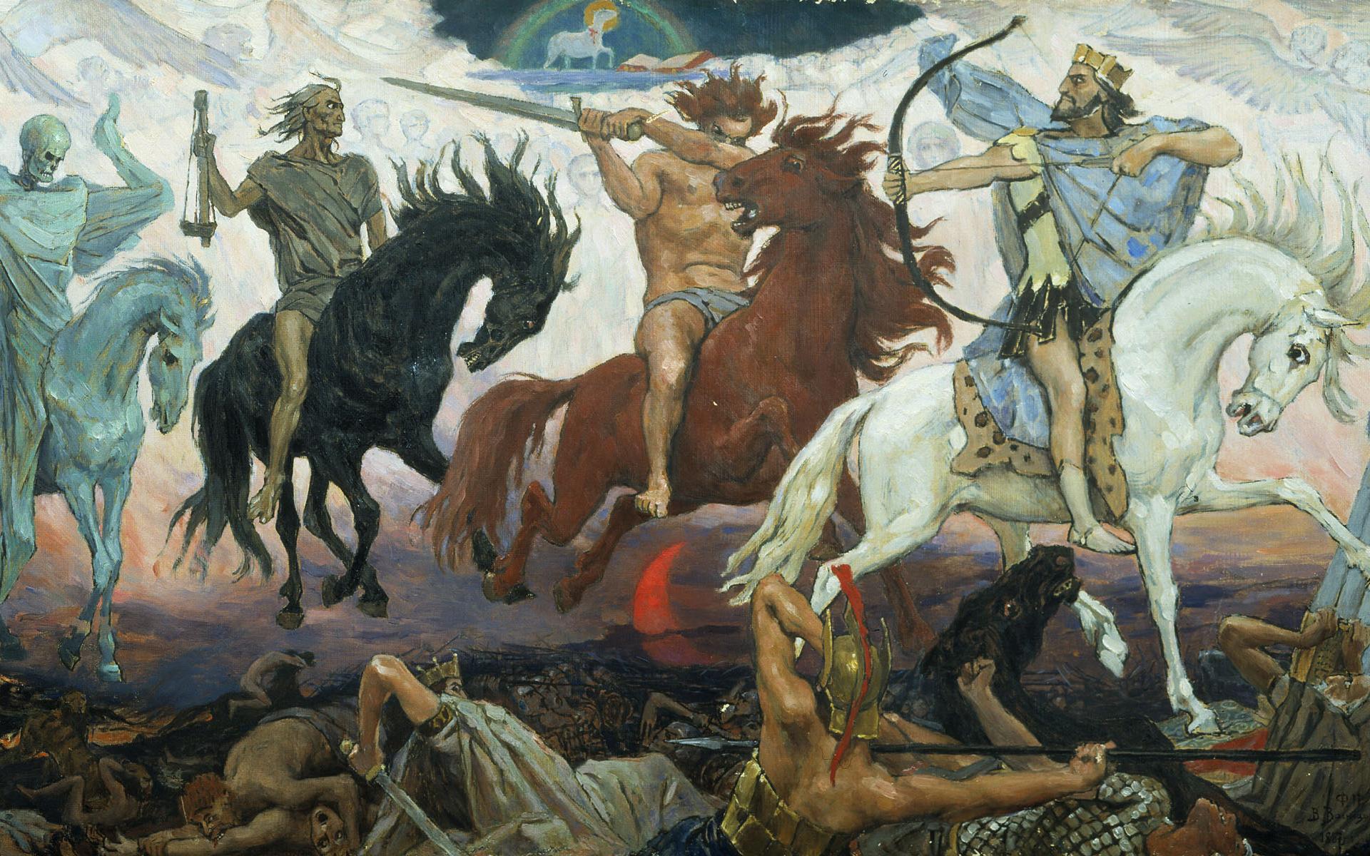 Die vier apokalyptischen Reiter von Viktor Vasnetsov