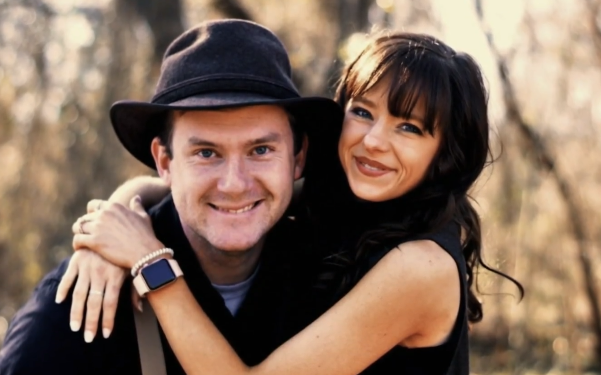 Randi Wilson mit ihrem Mann