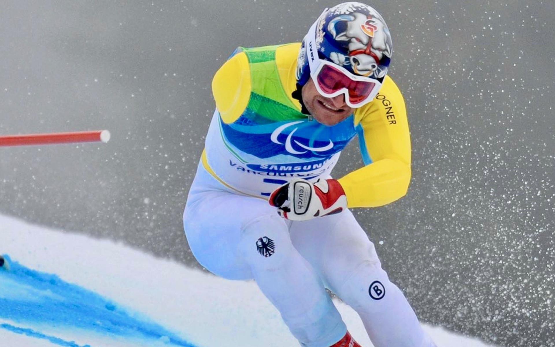 Gerd Schönfelder auf den Skiern