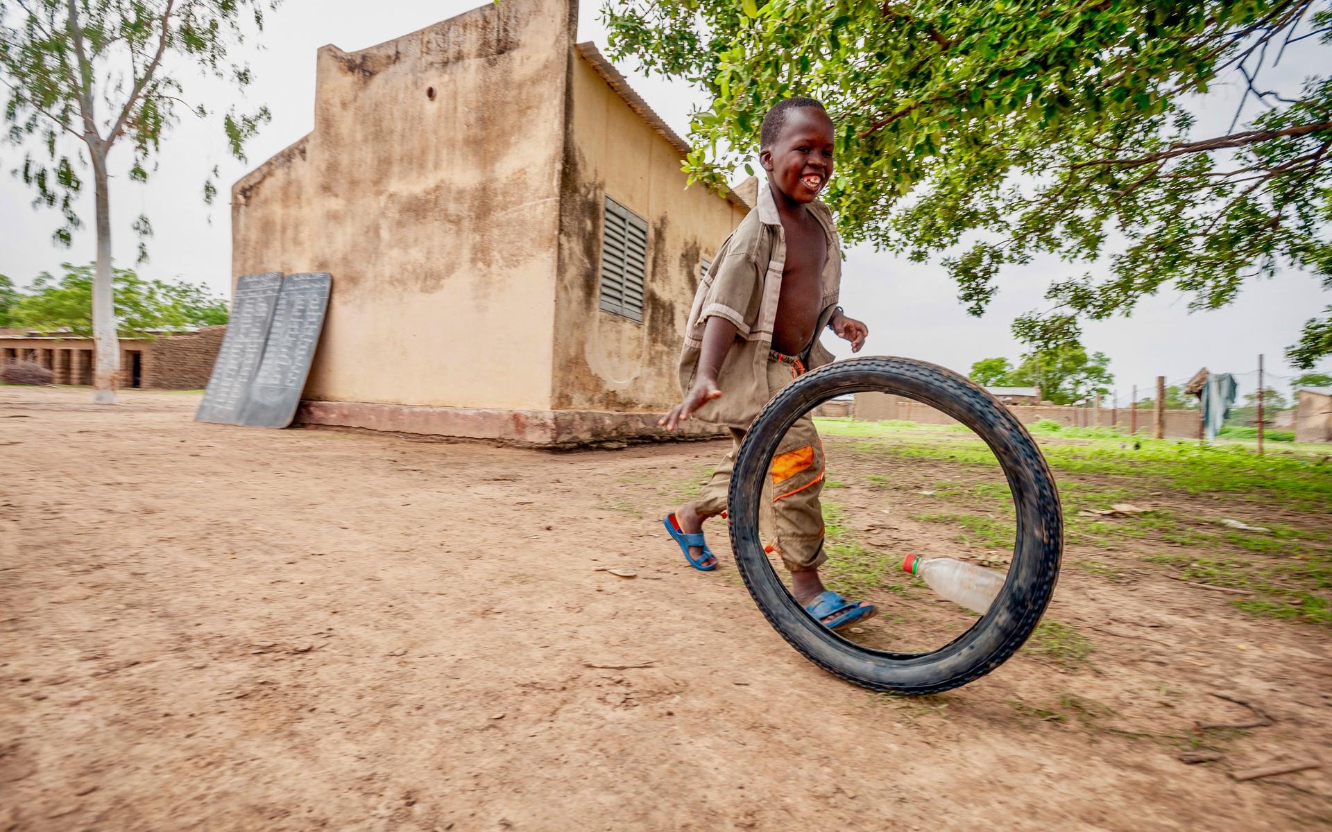 Ein Kind im Sudan