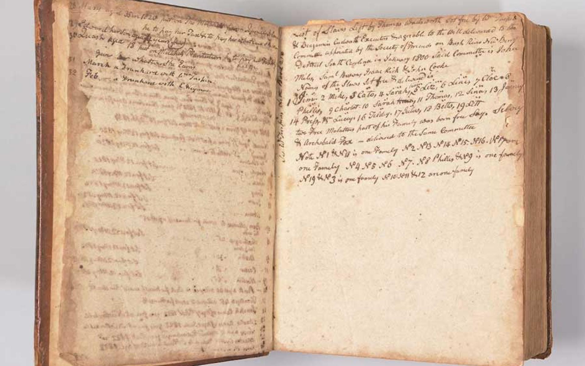 Die William Tupin Bibel im South Carolina State Museum enthält Namen zahlreicher freigelassener Sklaven