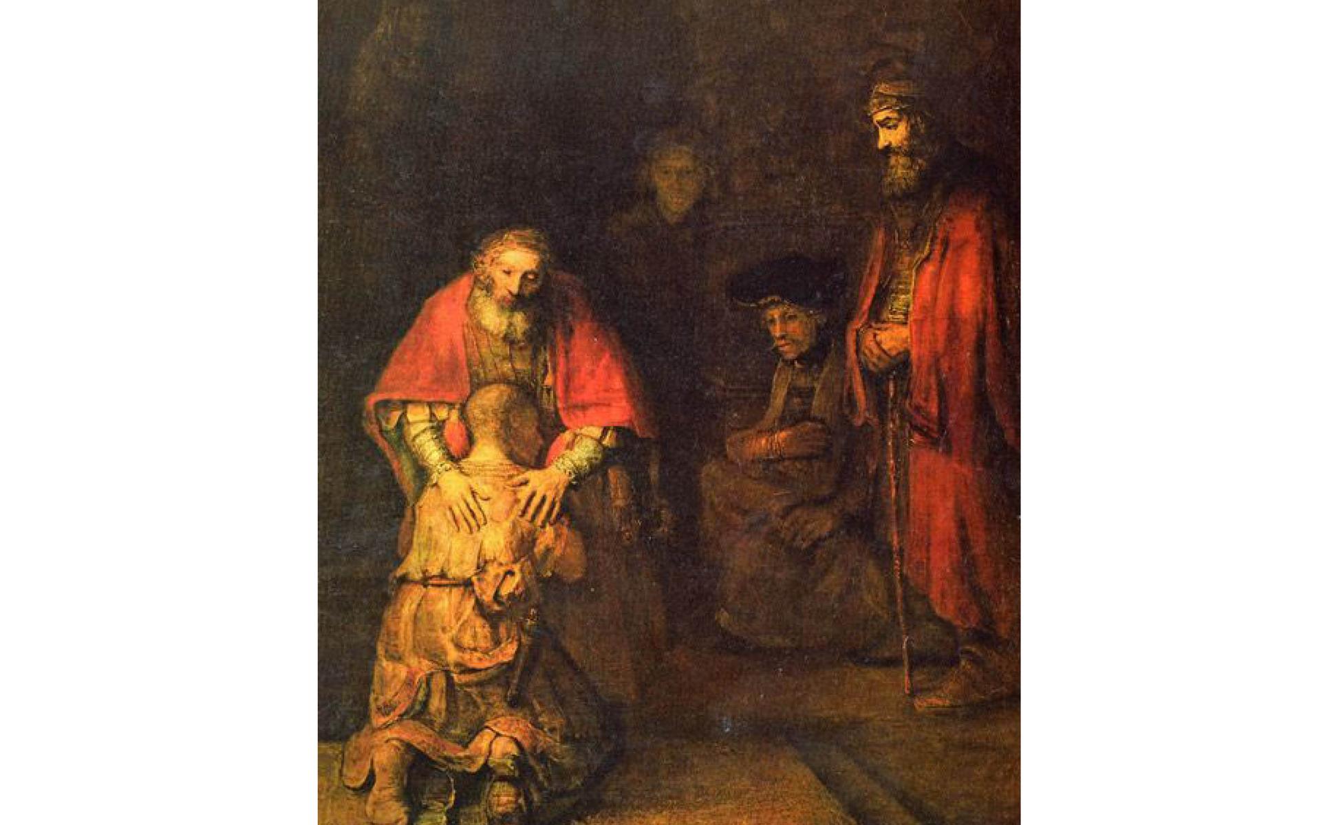 Das Gemälde von Rembrandt