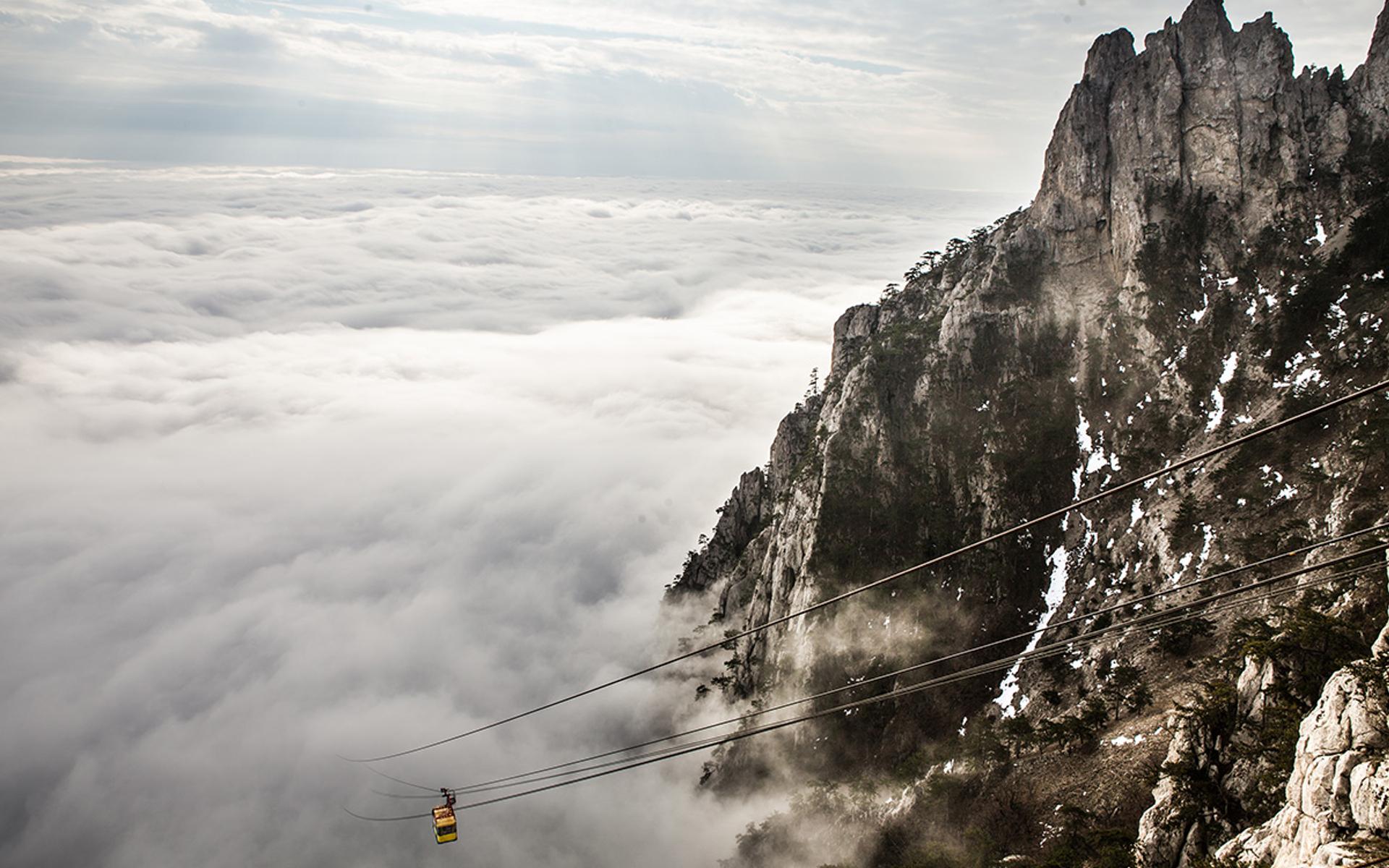 Eine Seilbahn