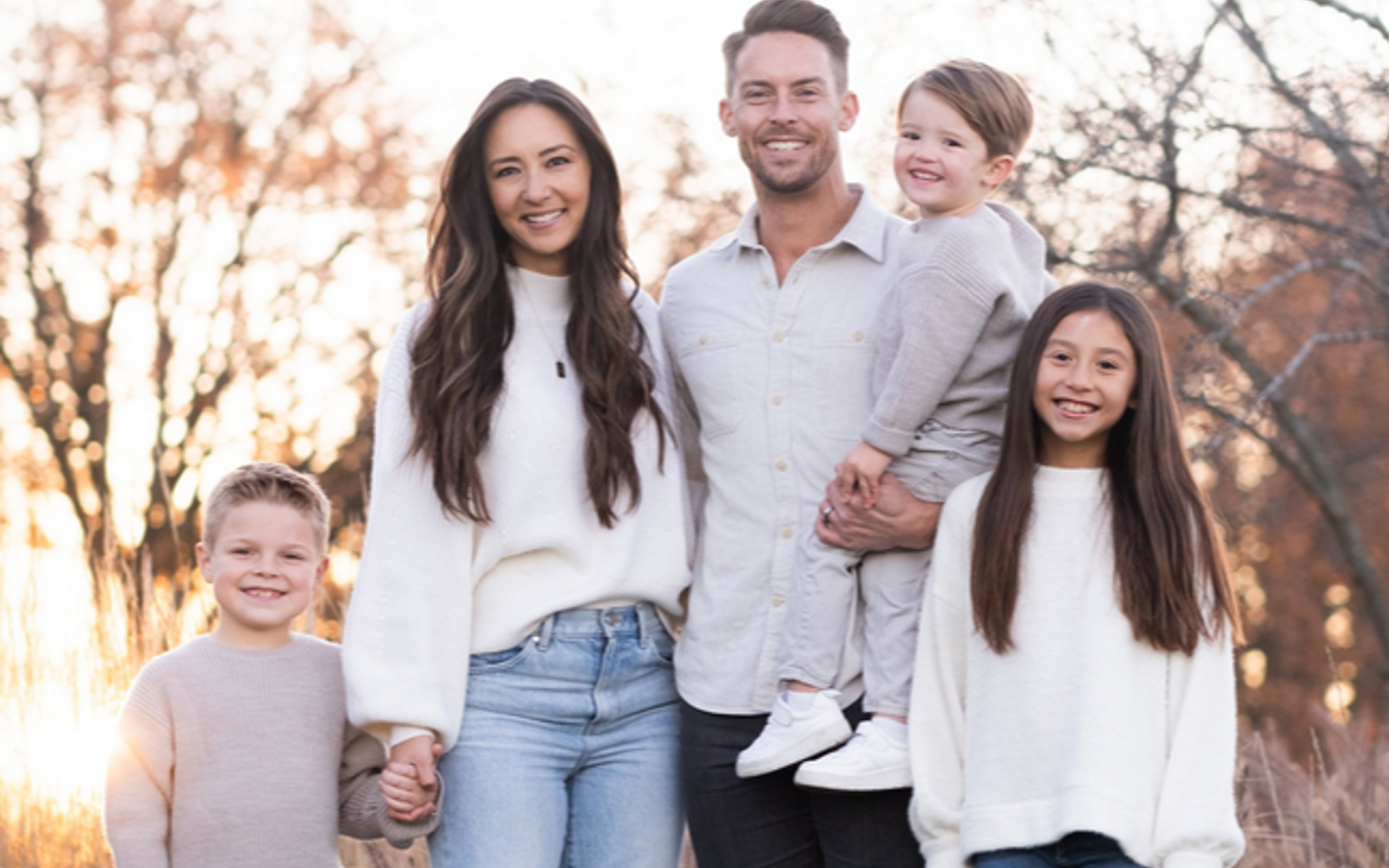 Davey Blackburn mit seiner Familie