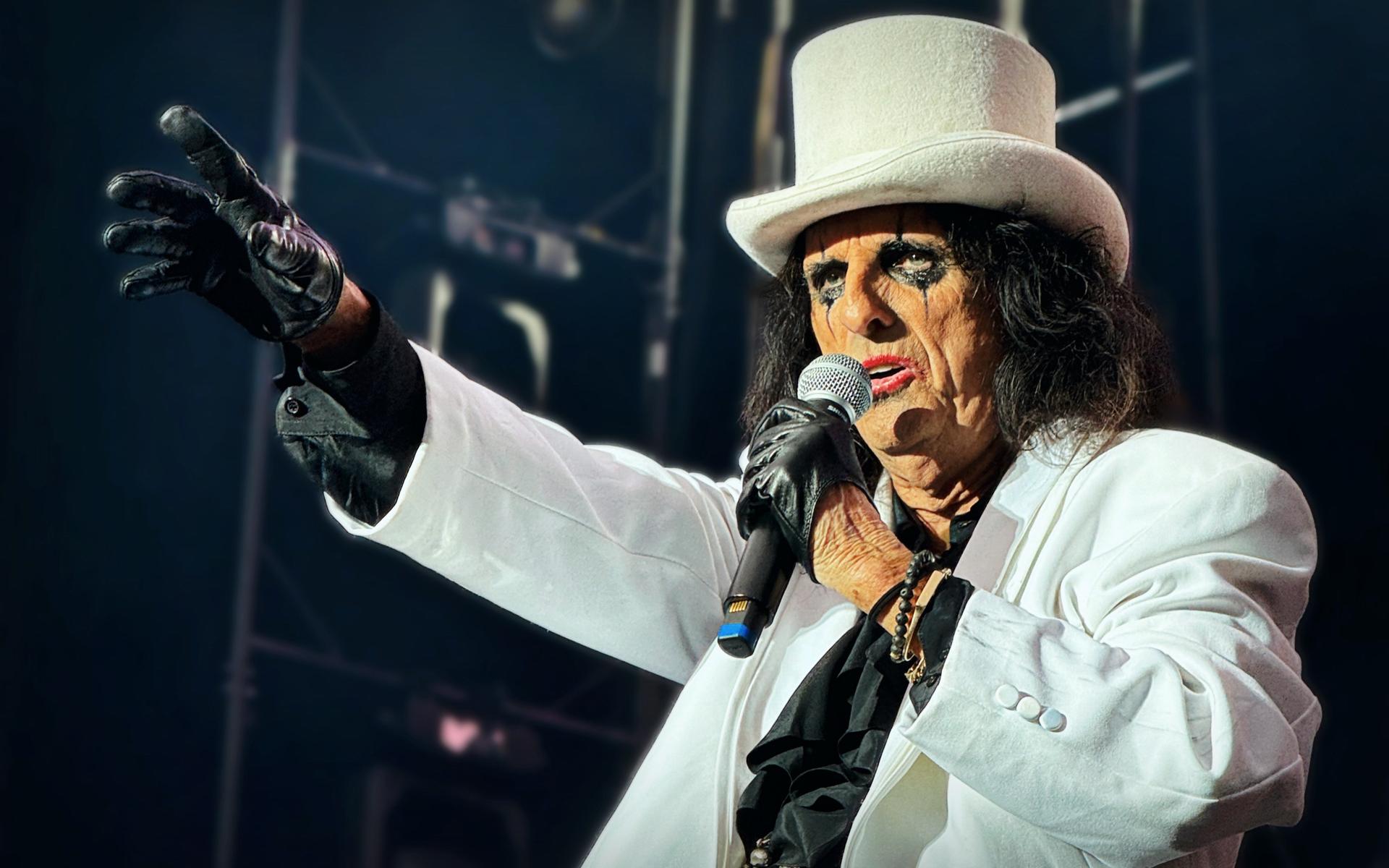Alice Cooper bei einer seiner Shows