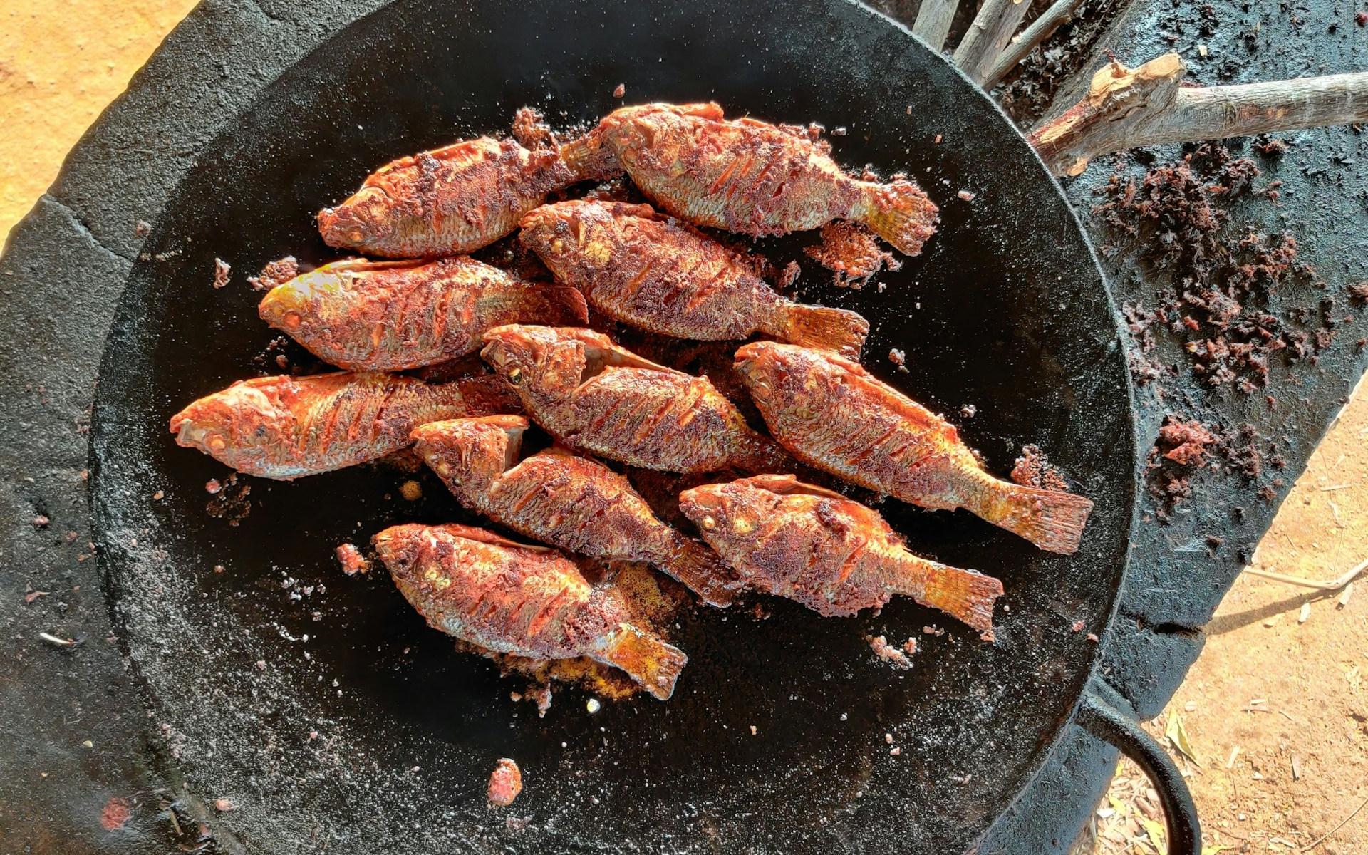 Gegrillter Fisch