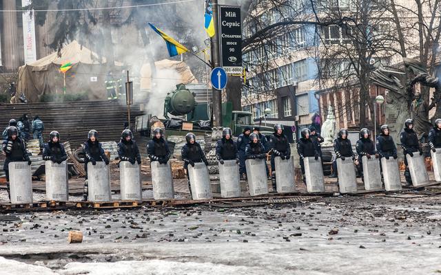 Proteste gegen die Diktatur in der Ukraine