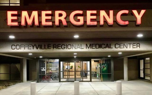 Notaufnahme des Coffeyville Regional Medical Center in Coffeyville