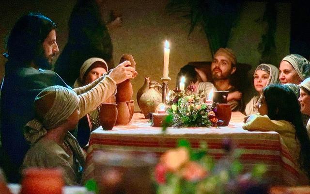 Jesus beim Abendmahl