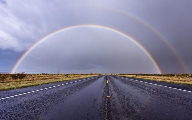 Der Regenbogen steht für Gottes Verheissungen.