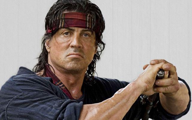Sylvester Stallone als Actionheld Rambo